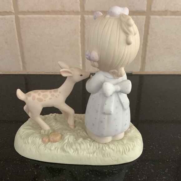 Precious Moments To My Deer Friend 1986 Figurine ENESCO #100048 With Tags & Box - Picture 2 of 14